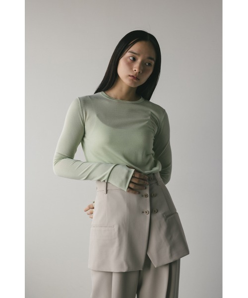 STYLEMIXER(スタイルミキサー)の「スーツスコートベルト(ベルト・レディース・イエロー/チャコールグレー/ライトベージュ・SMALL/MEDIUM)」の20枚目の写真