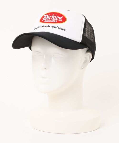 Dickies(ディッキーズ)の「【Dickies】EX CIRCLE LOGO WAPPEN MESH CAP/メッシュキャップ(キャップ・メンズ・チャコール/カーキ/ブラック・FREE)」の1枚目の写真
