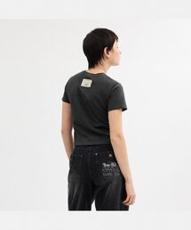 COACH MATIN KIM 半袖　Tシャツ　クロップド丈 COACH（コーチ）の「【COACH MATIN KIM】ワックスド クロップド