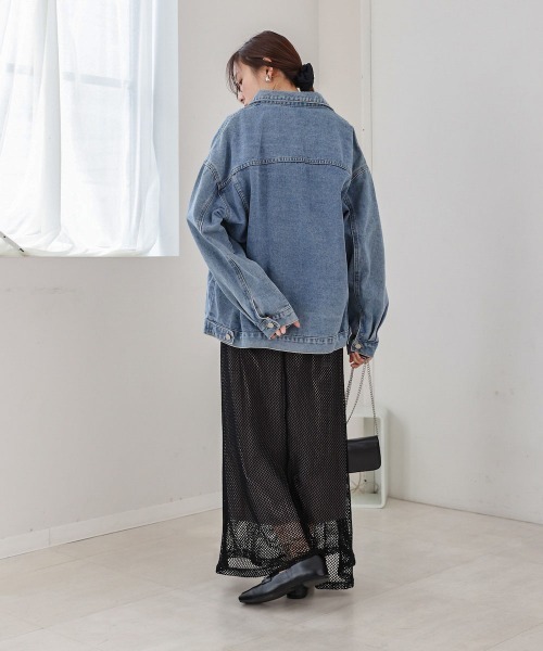 Bab（バブ）の「メッシュフレアスカート（スカート・レディース・アイボリー/ブラック・M）」の19枚目の写真