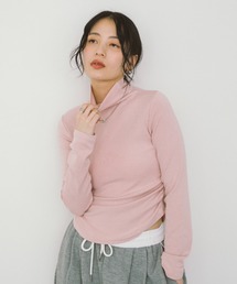 レディースのTシャツ/カットソー（ピンク/桃色系