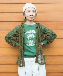 BEAMS BOY | ビッグ メッシュ フーディー(Tシャツ/カットソー)