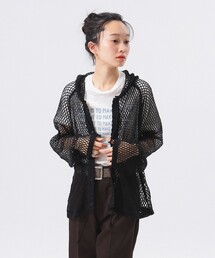 ビッグ メッシュ フーディー