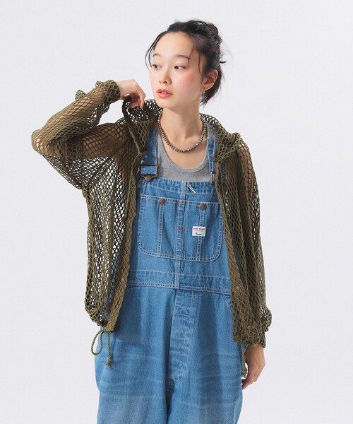 セール】ビッグ メッシュ フーディー（Tシャツ/カットソー