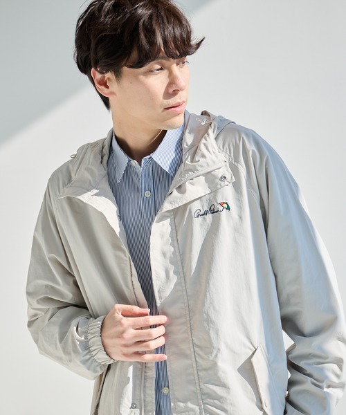 Arnold Palmer（アーノルドパーマー）の「花粉ガード シェア ライト マウンテンパーカー（マウンテンパーカー・レディース・ライトグレー/ネイビー/ライトグリーン・XS/L/M/S/LL）」の9枚目の写真