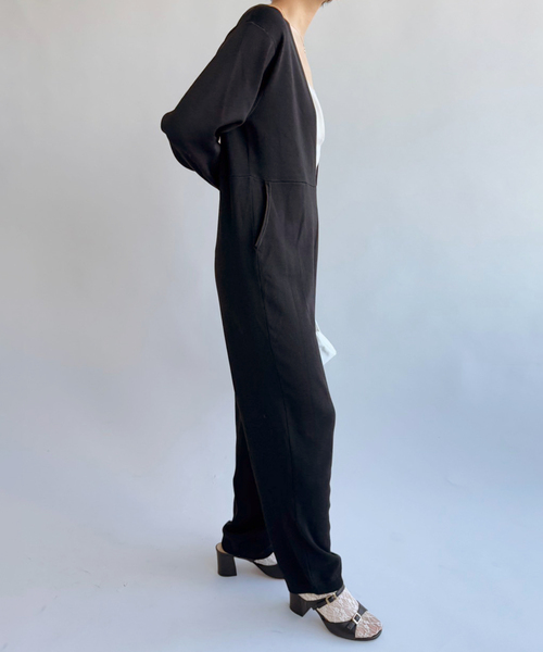 EDIT. FOR LULU（エディットフォールル）の「abc NEW ニットオールインワン（つなぎ/オールインワン・レディース・ブラック・FREE）」の5枚目の写真