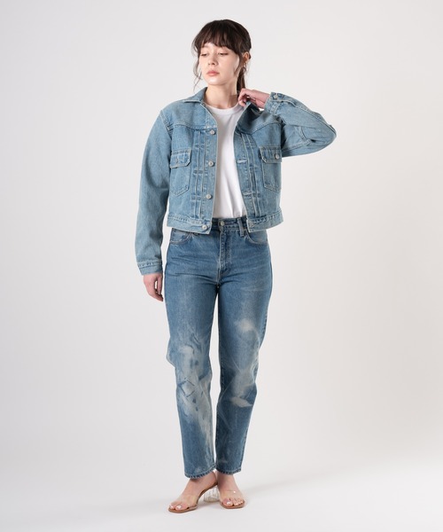 Levi's(リーバイス)の「Levi's/リーバイス BLUETAB(TM) COLUMN ジーンズ ライトインディゴ MADE IN JAPAN(デニムパンツ・レディース・インディゴブルー・23inch/24inch/25inch/26inch/27inch/28inch)」の16枚目の写真