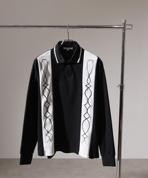 SUGGESTION（サジェッション）の「Switching embroidered polo shirt / 切替刺繍ポロシャツ unisex（ポロシャツ・メンズ）」