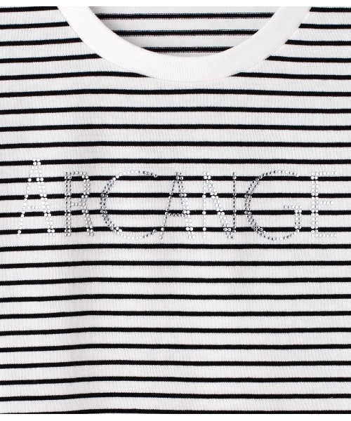 PEACH JOHN（ピーチジョン）の「ロゴミニＴ（Tシャツ/カットソー・レディース・ホワイト/ホワイト×ブラック・ONE SIZE）」の5枚目の写真