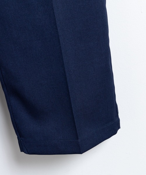 COMMON WARE(コモンウェアー)の「COMMONWARE:PE TUCK WIDE PANTS/タック入り ワイドパンツ(スラックス・メンズ・チャコールグレー/ブラック/ネイビー・XL/L/M)」の17枚目の写真