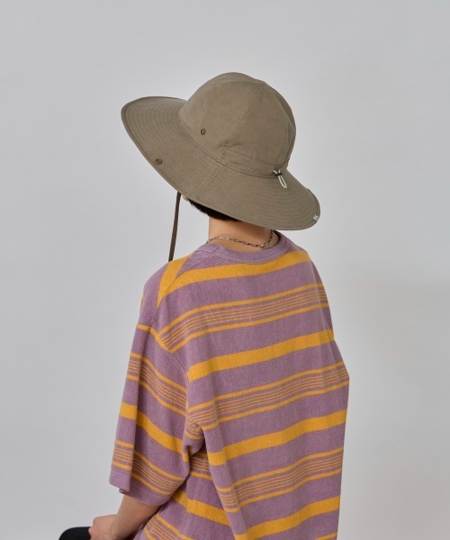 OVERRIDE（オーバーライド）の「OVERRIDE  WATER RE SNAP TENGALLON SGP / オーバーライド（ハット・レディース・ブラック/ナチュラル/ブラウン・58cm）」の21枚目の写真