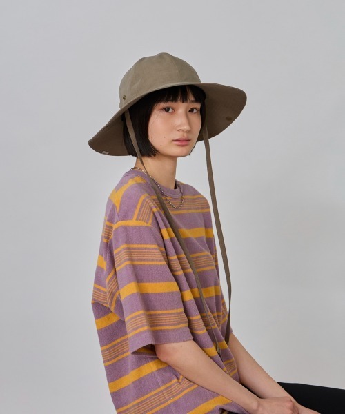 OVERRIDE（オーバーライド）の「OVERRIDE  WATER RE SNAP TENGALLON SGP / オーバーライド（ハット・レディース・ブラック/ナチュラル/ブラウン・58cm）」の22枚目の写真