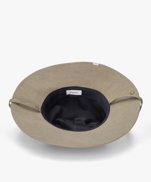 OVERRIDE（オーバーライド）の「OVERRIDE  WATER RE SNAP TENGALLON SGP / オーバーライド（ハット・レディース・ブラック/ナチュラル/ブラウン・58cm）」の6枚目の写真