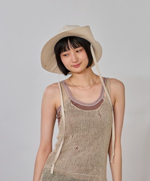 OVERRIDE（オーバーライド）の「OVERRIDE  WATER RE SNAP TENGALLON SGP / オーバーライド（ハット・レディース・ブラック/ナチュラル/ブラウン・58cm）」の13枚目の写真