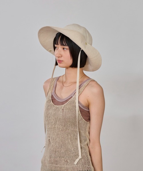 OVERRIDE（オーバーライド）の「OVERRIDE  WATER RE SNAP TENGALLON SGP / オーバーライド（ハット・レディース・ブラック/ナチュラル/ブラウン・58cm）」の14枚目の写真