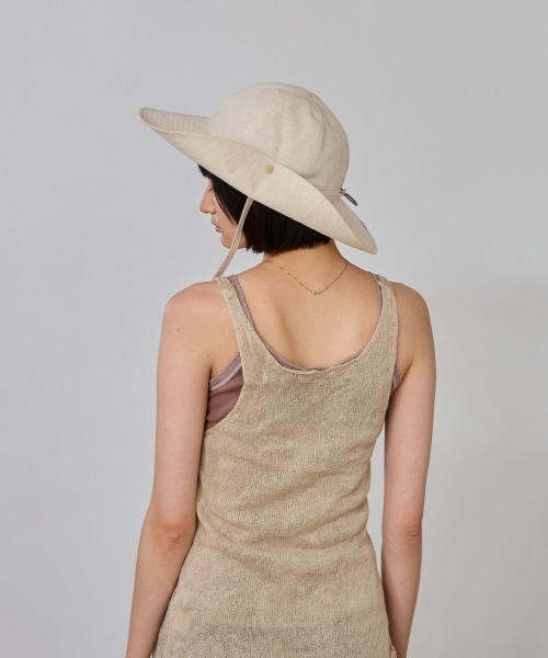 OVERRIDE（オーバーライド）の「OVERRIDE  WATER RE SNAP TENGALLON SGP / オーバーライド（ハット・レディース・ブラック/ナチュラル/ブラウン・58cm）」の15枚目の写真