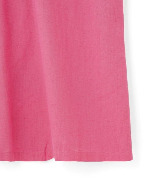 ROSE BUD（ローズバッド）の「【WEB・一部店舗限定】SLIT NECK S/S DRESS（ワンピース・レディース・ブラック/グリーン/グレー/ピンク・ONE SIZE）」の16枚目の写真