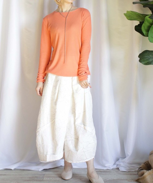 BITTOKO（ビットコ）の「シンプルクルーネックプルオーバー（Tシャツ/カットソー・レディース・ブラック/ピンク/ブルー/ホワイト×ブラック・FREE）」の14枚目の写真