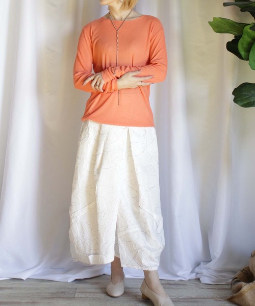 BITTOKO（ビットコ）の「シンプルクルーネックプルオーバー（Tシャツ/カットソー・レディース・ブラック/ピンク/ブルー/ホワイト×ブラック・FREE）」の15枚目の写真