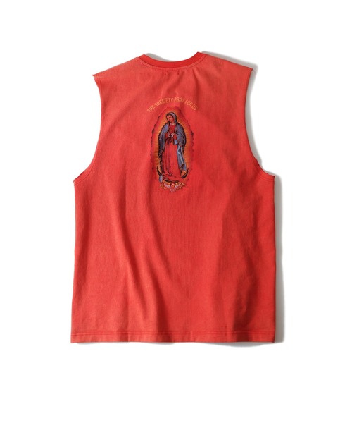 Subciety（サブサエティ）の「Cut off tank top（タンクトップ・メンズ・ブラック/レッド/ホワイト・X-LARGE/LARGE/MEDIUM/SMALL）」の9枚目の写真