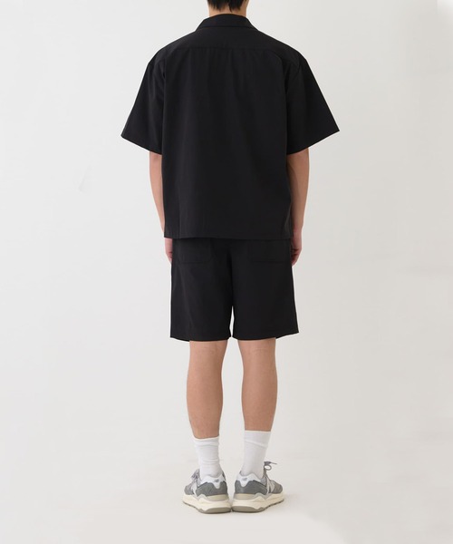 THOUSAND MILE(サウザンドマイル)の「THOUSAND MILE/サウザンドマイル SHORT SLEEVE SHIRT & SHORT PANTS SET セットアップ(セットアップ・メンズ・ブラック/チャコール・L/M/XL)」の9枚目の写真
