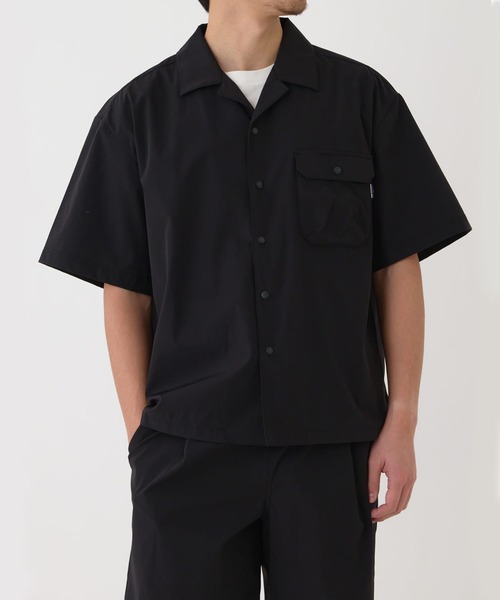 THOUSAND MILE(サウザンドマイル)の「THOUSAND MILE/サウザンドマイル SHORT SLEEVE SHIRT & SHORT PANTS SET セットアップ(セットアップ・メンズ・ブラック/チャコール・L/M/XL)」の6枚目の写真