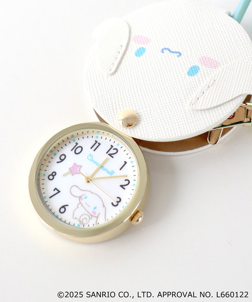 sanrio(サンリオ)の「〈SANRIO/サンリオ〉Face Die cut Watch/サンリオ キャラクターズ フェイス ダイカット ウォッチ S(アナログ腕時計・レディース・ブルー/レッド/パープル/ホワイト/ミント/イエロー/チェリーピンク・ONE SIZE)」の4枚目の写真