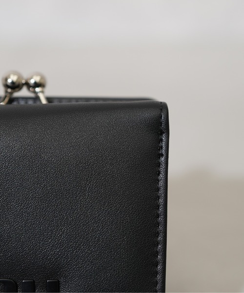 MURUA(ムルーア)の「【MURUA/ムルーア】 GATHER CHARM SERIES がま口ミニウォレット(財布・レディース・ブラック/ベージュ/ブルー・FREE)」の8枚目の写真