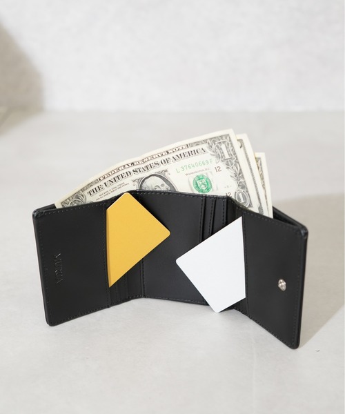 MURUA(ムルーア)の「【MURUA/ムルーア】 GATHER CHARM SERIES がま口ミニウォレット(財布・レディース・ブラック/ベージュ/ブルー・FREE)」の4枚目の写真