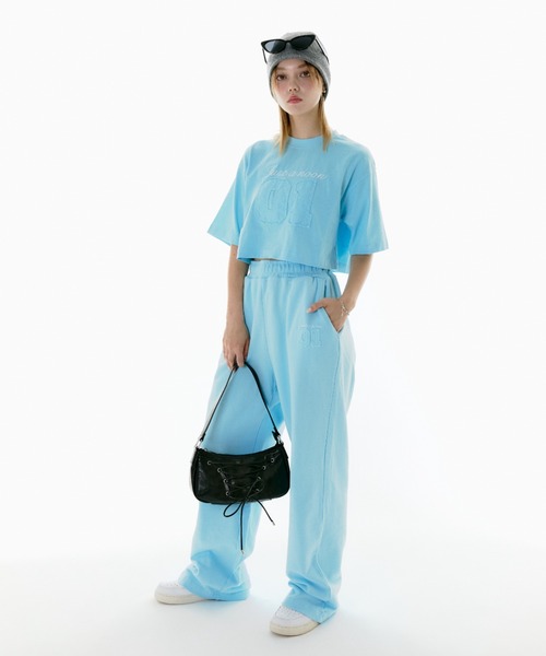 ユニセックス 刺繍ロゴスウェットセットアップ（セットアップ