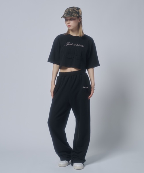 ユニセックス 刺繍ロゴスウェットセットアップ（セットアップ）｜JUST