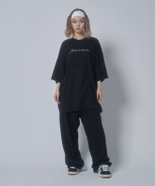 ユニセックス 刺繍ロゴスウェットセットアップ（セットアップ