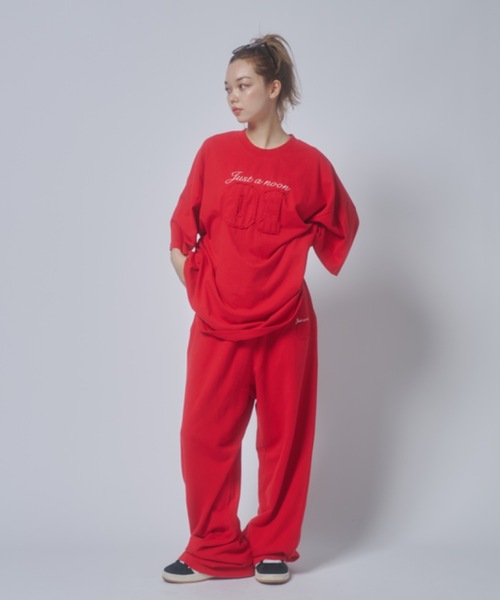 ユニセックス 刺繍ロゴスウェットセットアップ（セットアップ）｜JUST