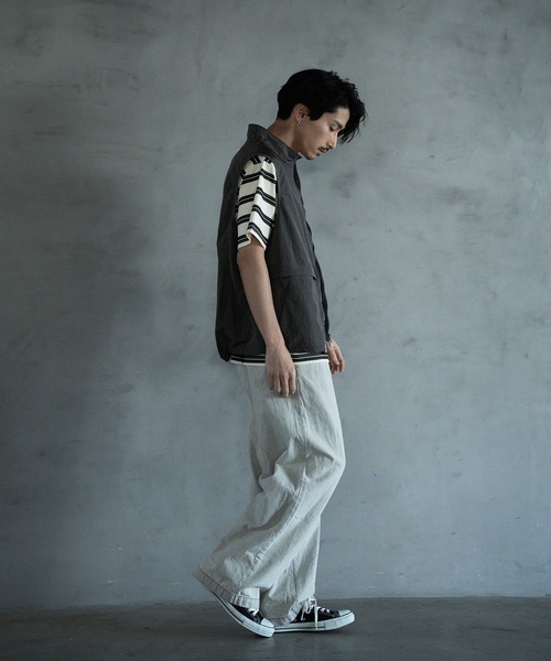 RATTLE TRAP(ラトルトラップ)の「8.5ozデニムツータックワイドスラックス(デニムパンツ・メンズ・ブラック/ネイビー/ライトグレー・L/M/S)」の11枚目の写真