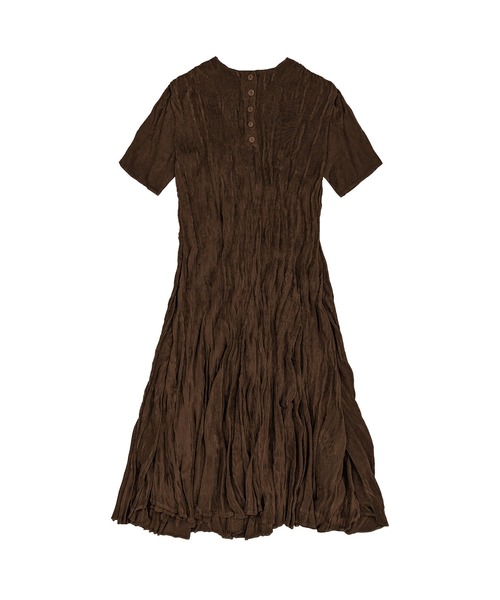 セール】【Gongdid Design】Wavy maxi dress ウェービープリーツ