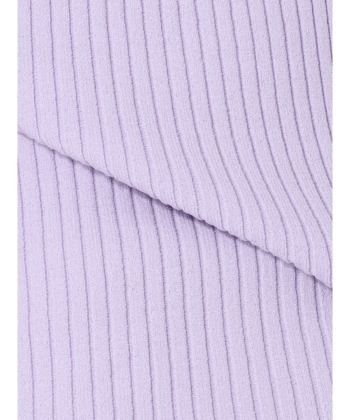 SUIT SQUARE(スーツスクエア)の「クルーネックリブニット ノースリーブ ウォッシャブル ストレッチレーヨン 無地(アンサンブル・レディース・ブラック系/ホワイト系/パープル系・38(9号))」の12枚目の写真