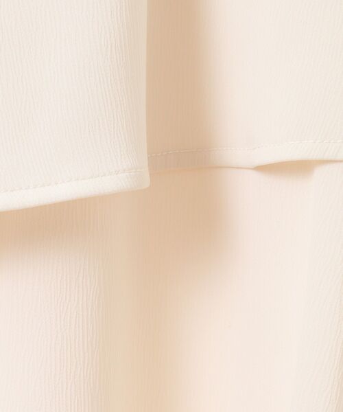 earth music&ecology（アースミュージックアンドエコロジー）の「サイドリボンティアードスカート（スカート・レディース・ブラック/ライトグレー/アイボリー・FREE）」の6枚目の写真