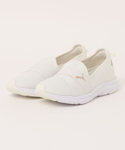 PUMA(プーマ)の「PUMA プーマ W PROWL 3 IHL プラウル 3 IHL 312386 ABC-MART限定 *03WARM WHITE(スニーカー・レディース・ホワイト・23.0cm/23.5cm/24.0cm/24.5cm/25.0cm/25.5cm/22.5cm)」の1枚目の写真