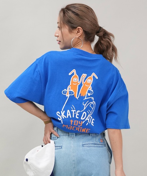 TOY MACHINE(トイ マシーン)の「【ユニセックス】TOY MACHINE/トイマシーン オーバーサイズ/バックプリントTシャツ MTMSFST15(Tシャツ/カットソー・レディース・ブラック/ロイヤルブルー/ホワイト・M/L)」の14枚目の写真