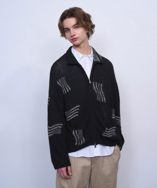 TASTE by Knit(テイストバイニット)の「【TASTE by Knit】Frag Light blouson(ブルゾン・メンズ・ブラック/ベージュ・S/M)」の1枚目の写真