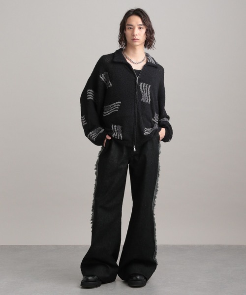 TASTE by Knit(テイストバイニット)の「【TASTE by Knit】Frag Light blouson(ブルゾン・メンズ・ブラック/ベージュ・S/M)」の5枚目の写真