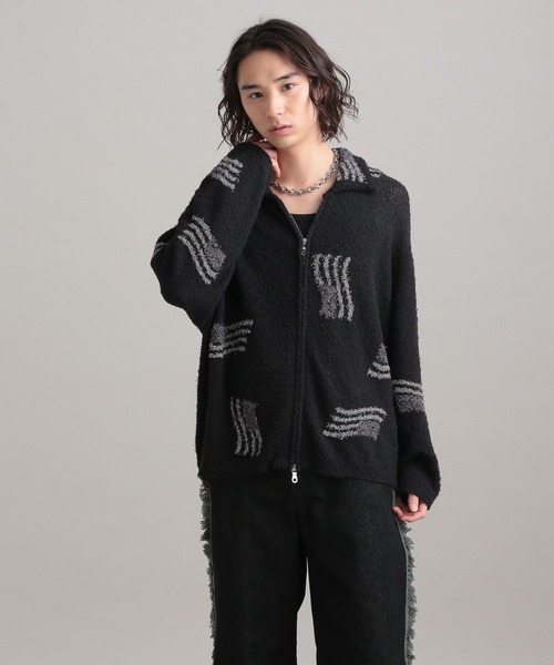 TASTE by Knit(テイストバイニット)の「【TASTE by Knit】Frag Light blouson(ブルゾン・メンズ・ブラック/ベージュ・S/M)」の7枚目の写真