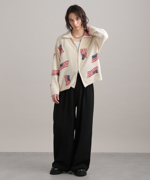 TASTE by Knit(テイストバイニット)の「【TASTE by Knit】Frag Light blouson(ブルゾン・メンズ・ブラック/ベージュ・S/M)」の13枚目の写真