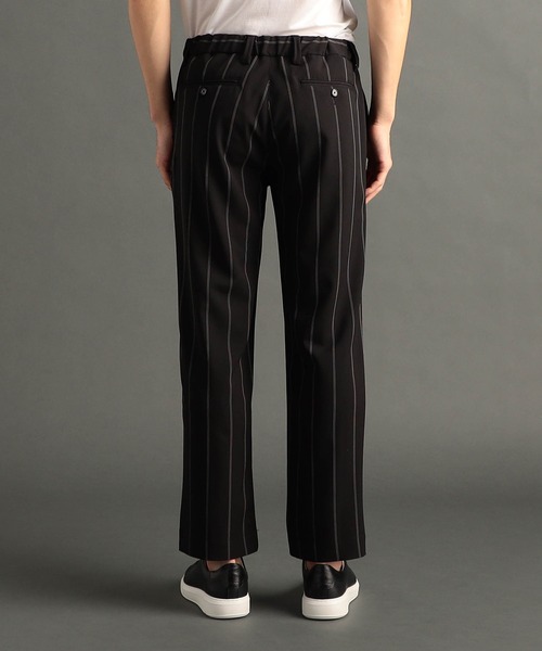 MONSIEUR NICOLE(ムッシュニコル)の「ピンストライプ ワイドトラックパンツ(その他パンツ・メンズ・グレー/ブラック・MEDIUM/LARGE)」の11枚目の写真