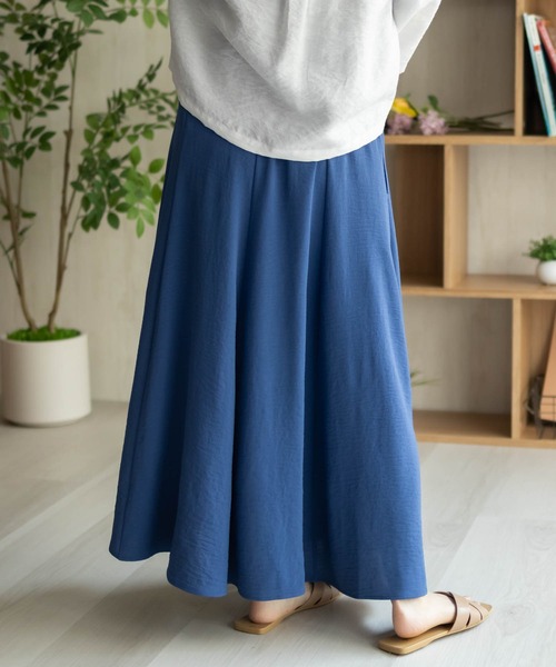 NAVY（ネイビー）の「nAvy SARARI ウェーブフレアスカート（スカート・レディース・ブラック/ブルー/ベージュ/ブラウン・M/L）」の18枚目の写真