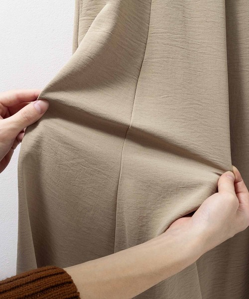 NAVY（ネイビー）の「nAvy SARARI ウェーブフレアスカート（スカート・レディース・ブラック/ブルー/ベージュ/ブラウン・M/L）」の22枚目の写真