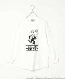 VENCEEXCHANGE | "Felix the cat" フィリックス・ザ・キャット / ラグランフロッキーロンT(Tシャツ/カットソー)