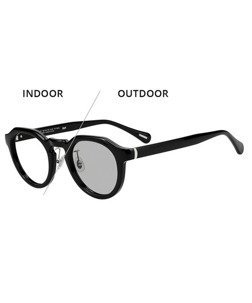 WEB限定】ボストン型 サングラス｜調光サングラス｜レンズの色が