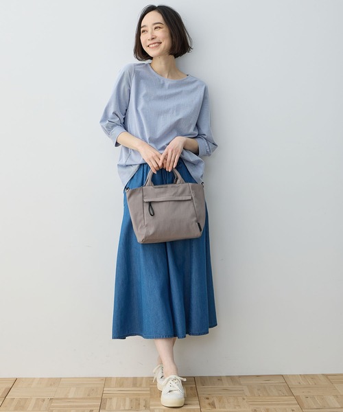 DECOY SINCE 1981(デコイシンスイチキュウハチイチ)の「2025春夏【はっ水加工】Legato Largo2WAYショルダーバッグ(ショルダーバッグ・レディース・ブラック/グレー・フリー)」の19枚目の写真