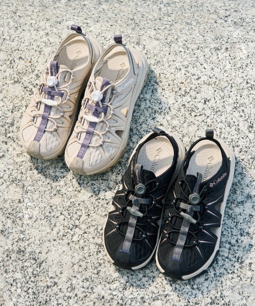 Columbia(コロンビア)の「高反発クッション 軽量 Columbia/レディース ピークフリーク ラッシュ シャンダル アウトドアサンダル つま先カバー/コロンビア(サンダル・レディース・ストーン/ブラック・23.0cm/26.0cm/22.0cm/24.0cm/25.0cm)」の3枚目の写真